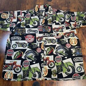 Box Office Island Motorcycle "Heaven or‎ Hell" Men's Shirt 3X